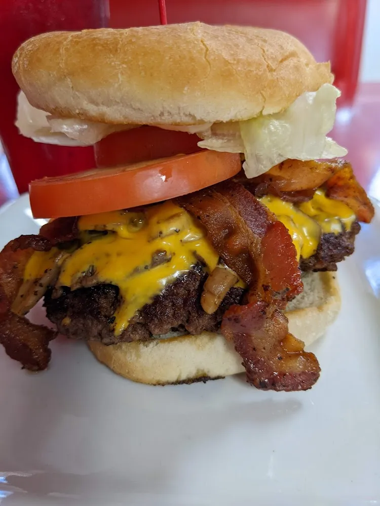 Bacon Mushroom Cheeseburger